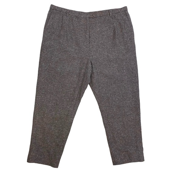 Pendleton Pants - Vintage Pendleton Plus Tapered Trousers 20W Lambs Wool Silk Career Fall Spring